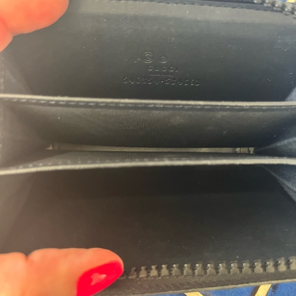 GUCCI Blooms Print GG Coated Canvas Zip Around Wallet 💙! - Picture 6 of 7